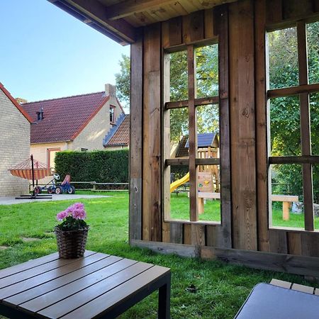7 Person House With Garden, Firepit, Swimming Lake, Hammock, Child Friendly, In- And Outside Playground, Slide, And Great Coffee Ewijk Exterior photo